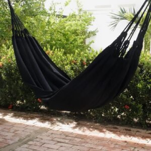 Hamaca Artesanal en Algodón Negra